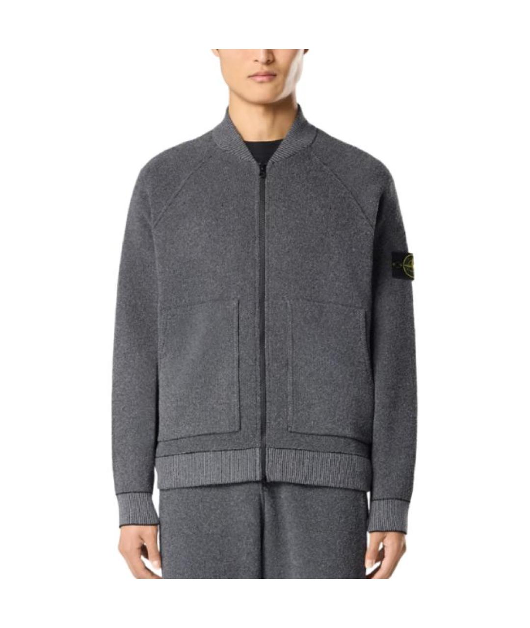 STONE ISLAND Серая куртка, фото 5