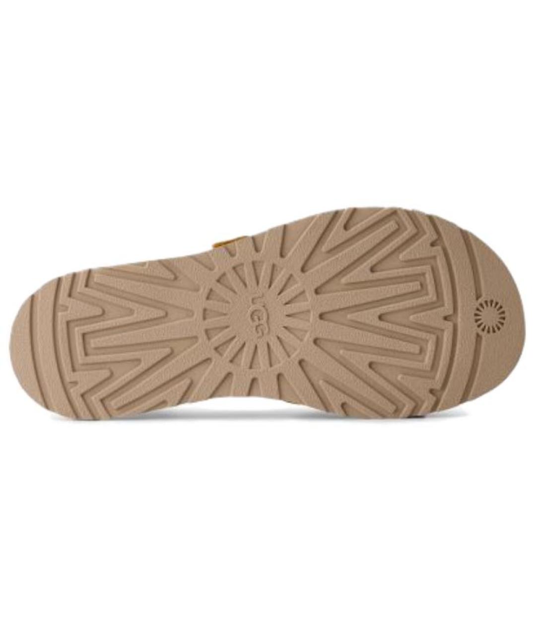 UGG AUSTRALIA Желтые сандалии, фото 4