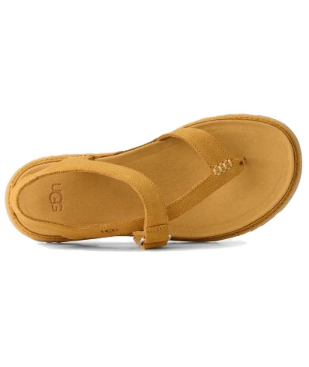 UGG AUSTRALIA Желтые сандалии, фото 3