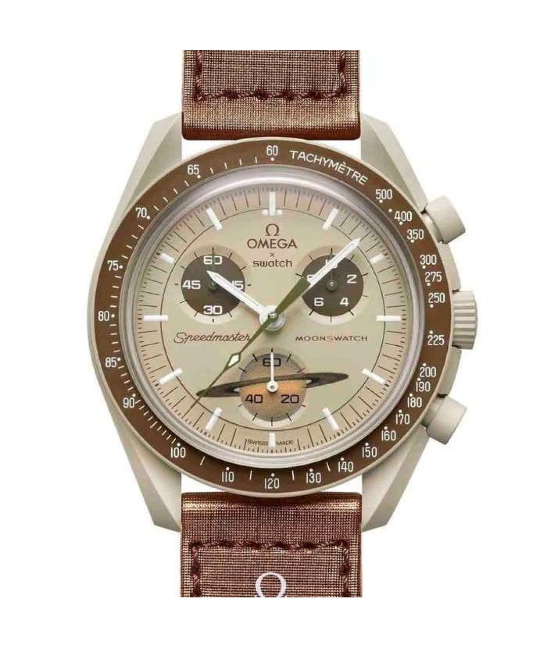 Swatch Коричневые керамические часы, фото 1