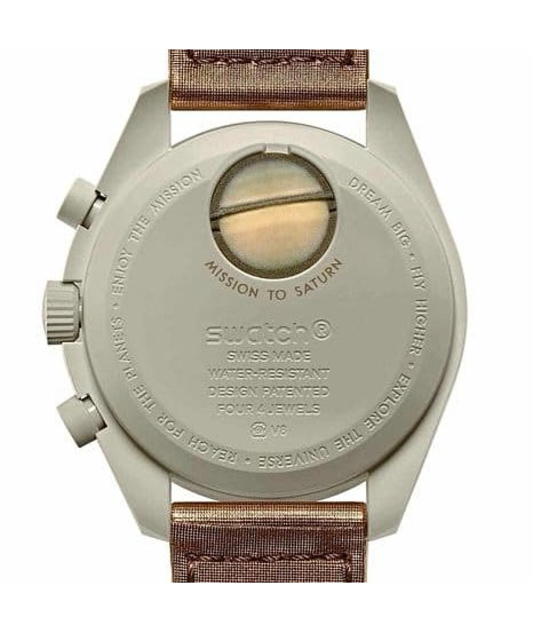 Swatch Коричневые керамические часы, фото 2