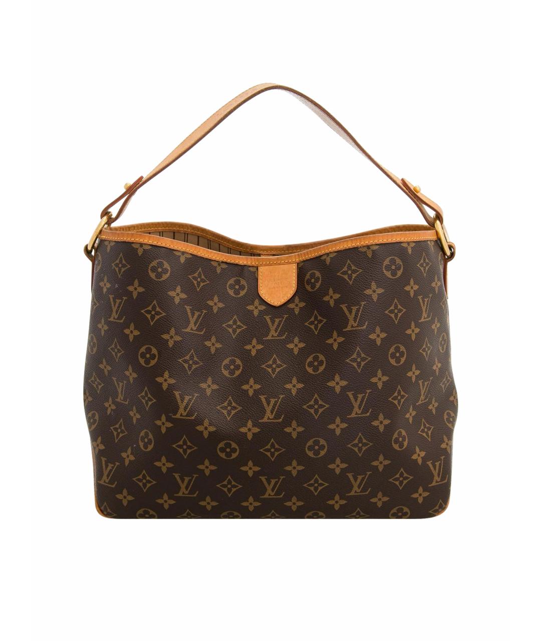 LOUIS VUITTON Коричневая сумка тоут из искусственной кожи, фото 1