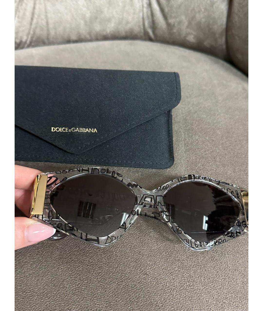 DOLCE&GABBANA Мульти пластиковые солнцезащитные очки, фото 2