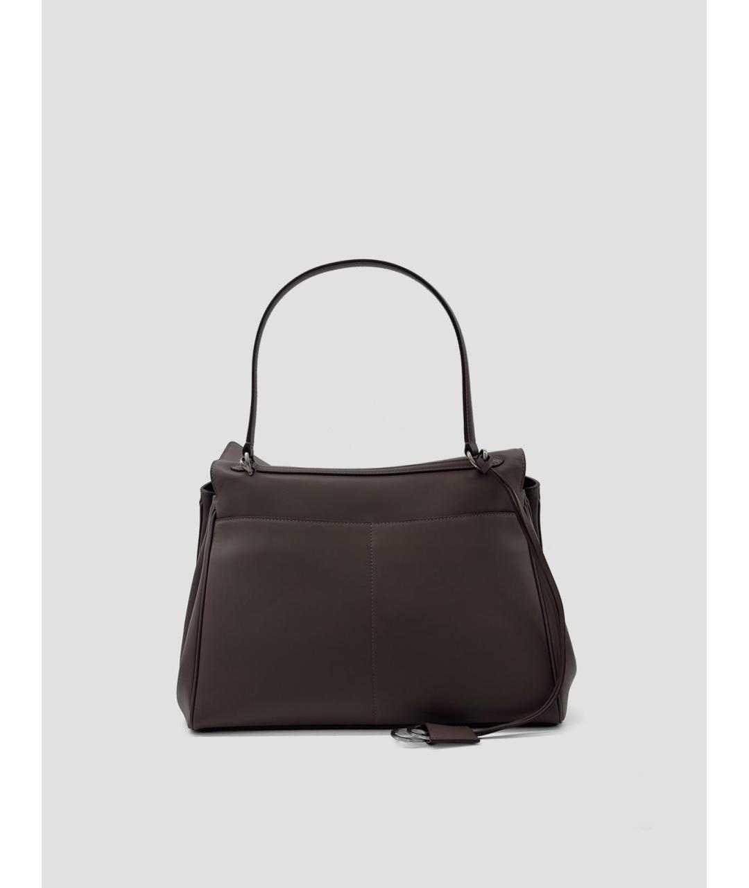 BALENCIAGA Коричневая кожаная сумка тоут, фото 3