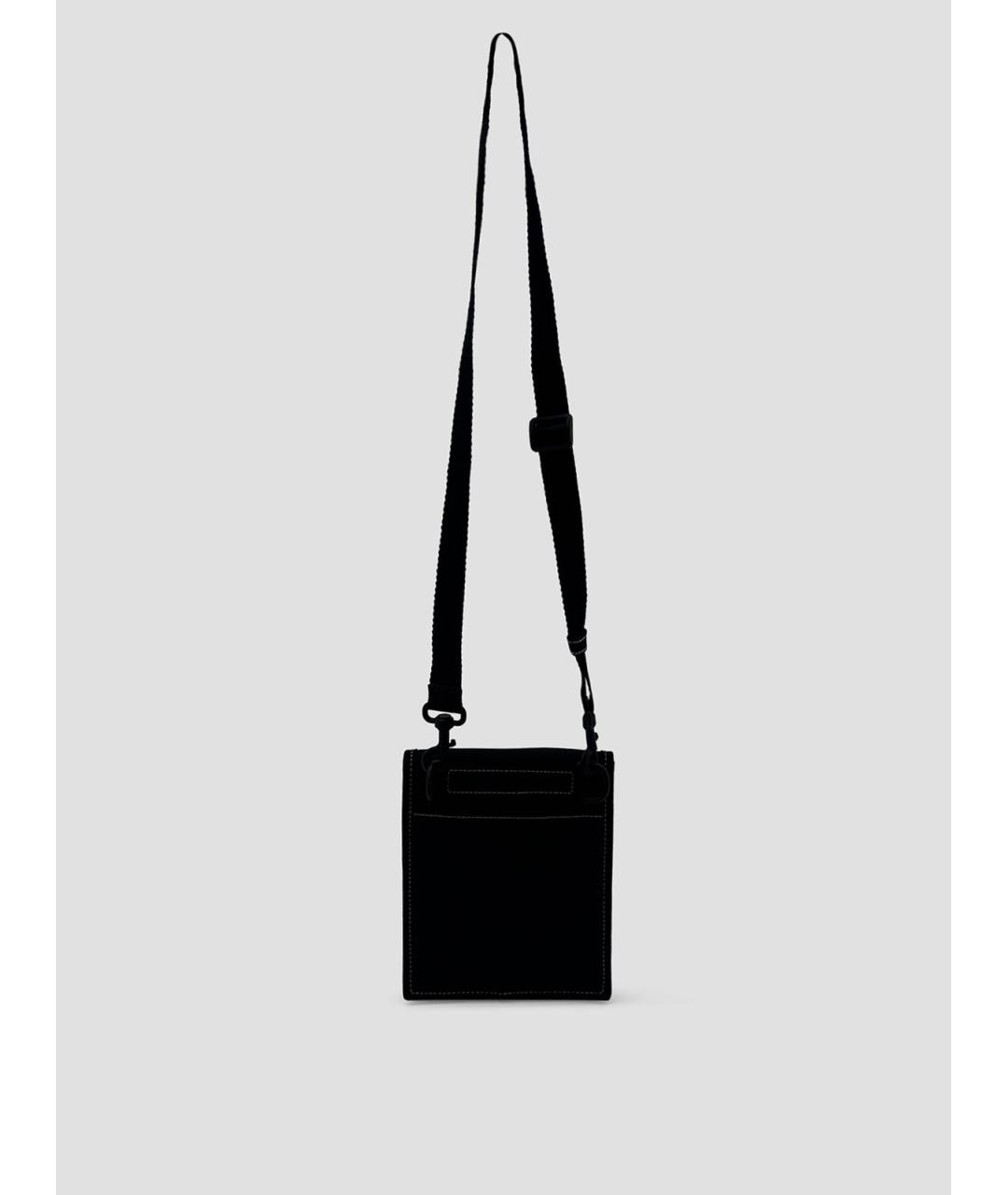 BALENCIAGA Черная тканевая сумка на плечо, фото 3