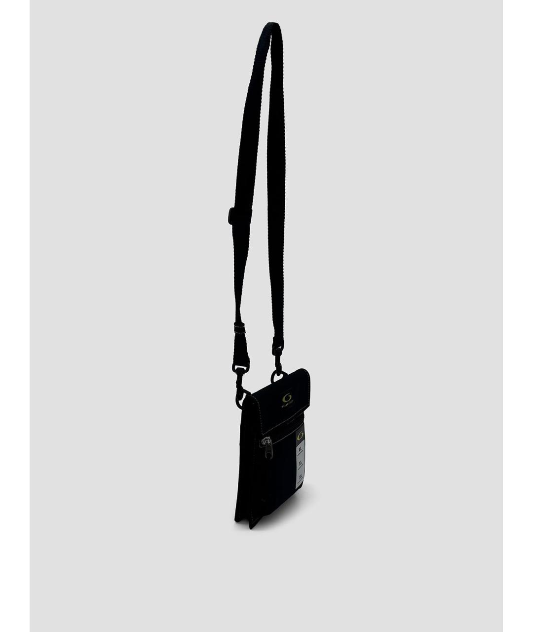 BALENCIAGA Черная тканевая сумка на плечо, фото 2