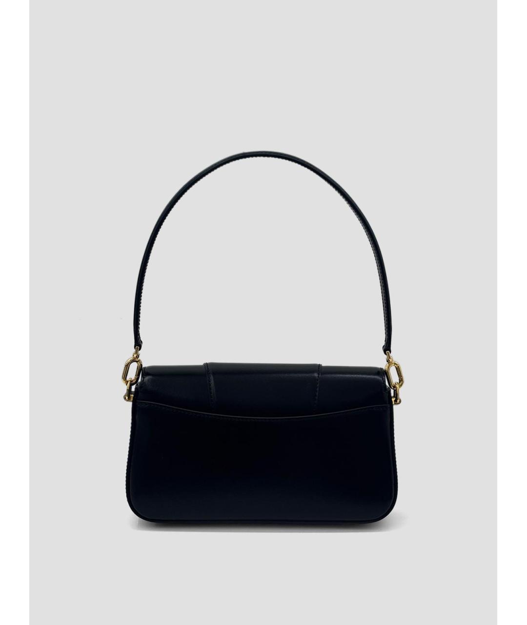 BALENCIAGA Черная кожаная сумка с короткими ручками, фото 3