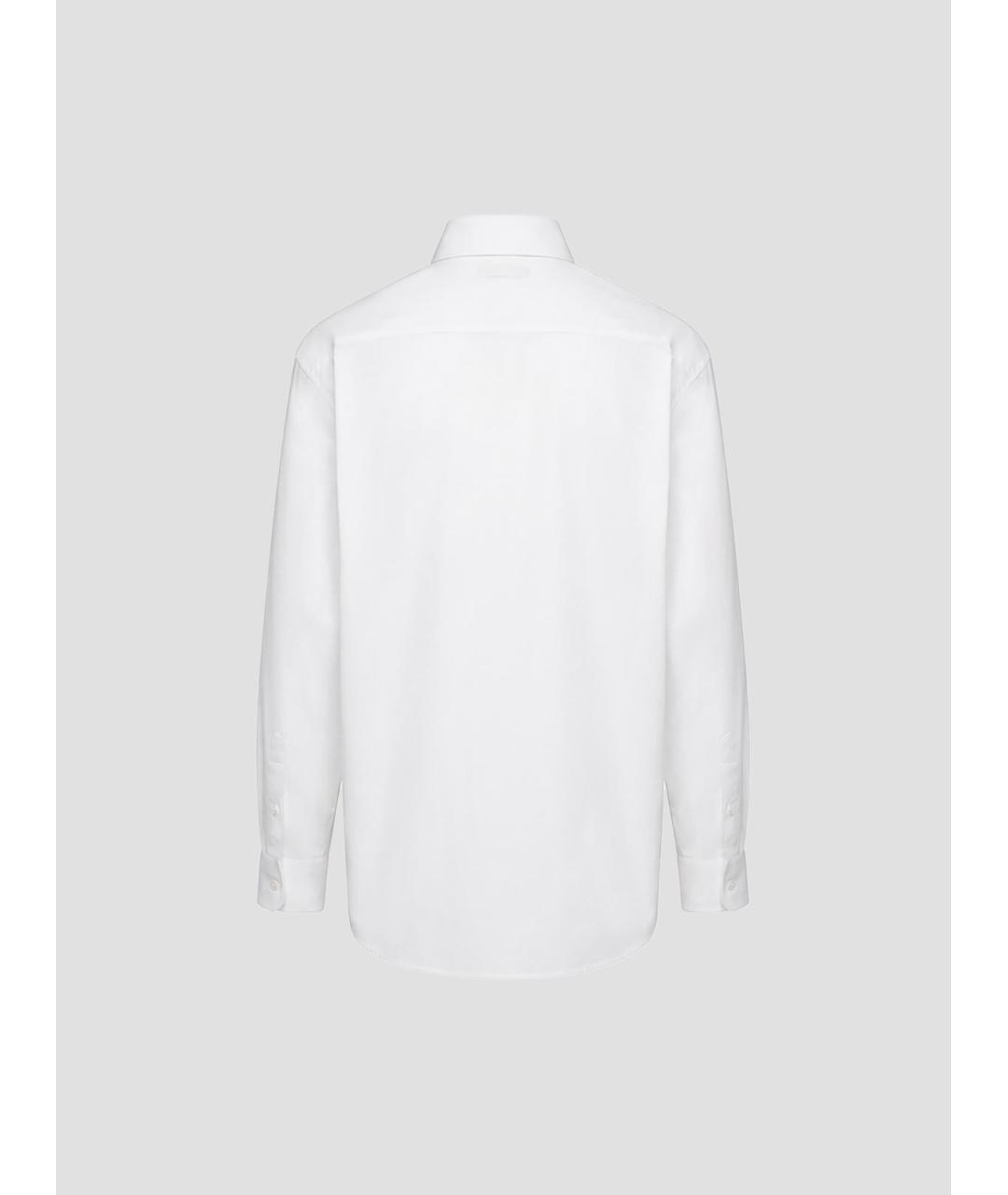 BALENCIAGA Белая хлопковая рубашка, фото 2