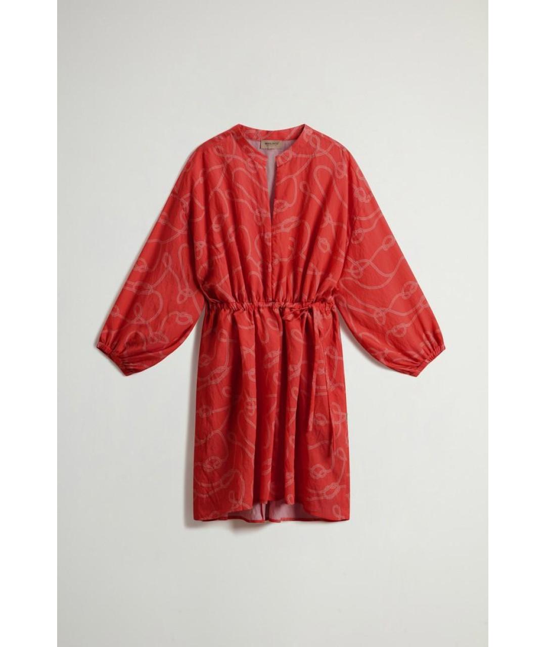 WOOLRICH Красное повседневное платье, фото 3