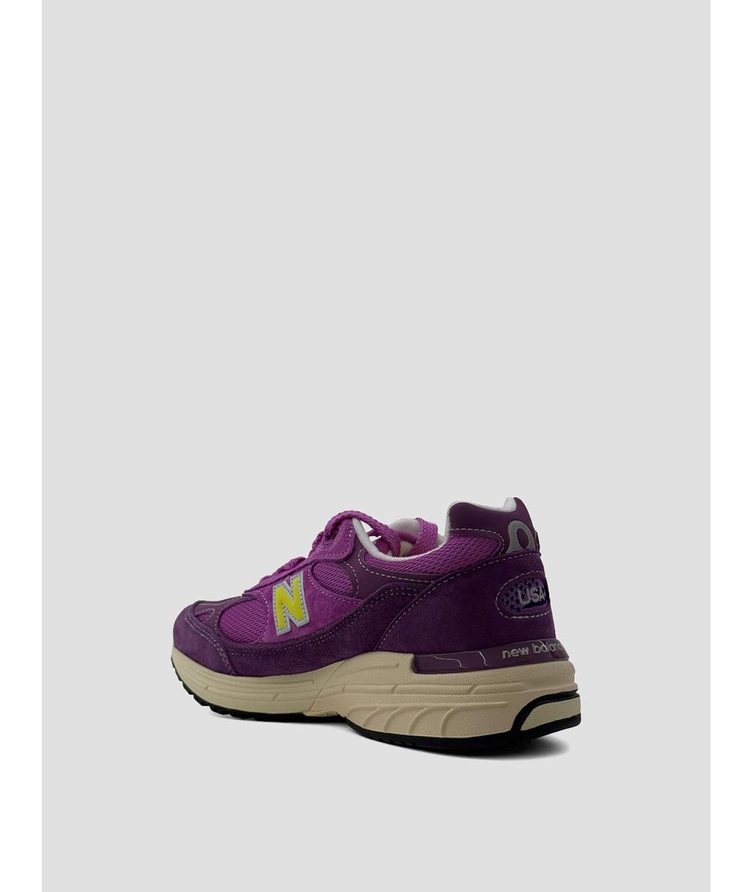 NEW BALANCE Фиолетовые замшевые кроссовки, фото 3
