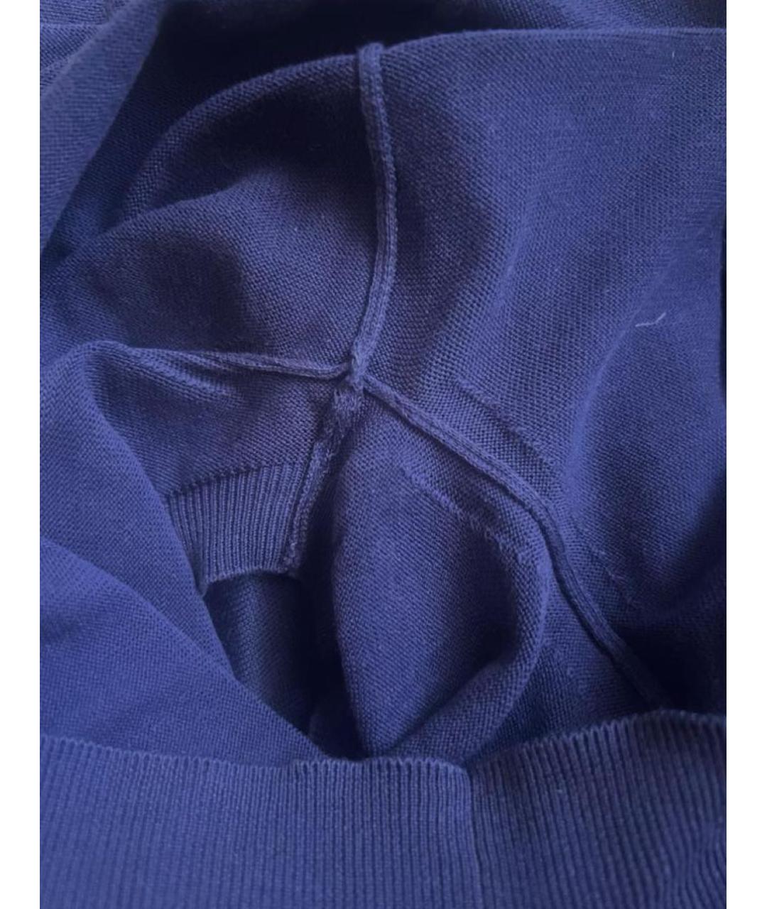 LORO PIANA Фиолетовый хлопко-эластановый джемпер / свитер, фото 8