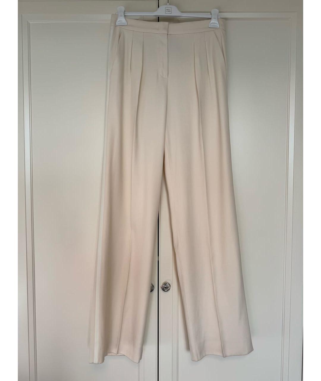 MAX MARA Белый шерстяной костюм с брюками, фото 3