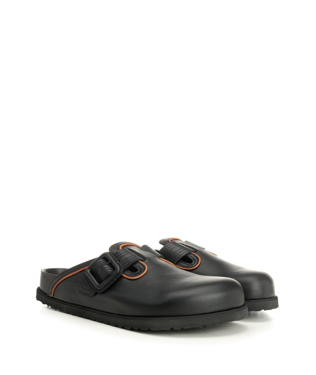 BIRKENSTOCK Черные кожаные сандалии, фото 2
