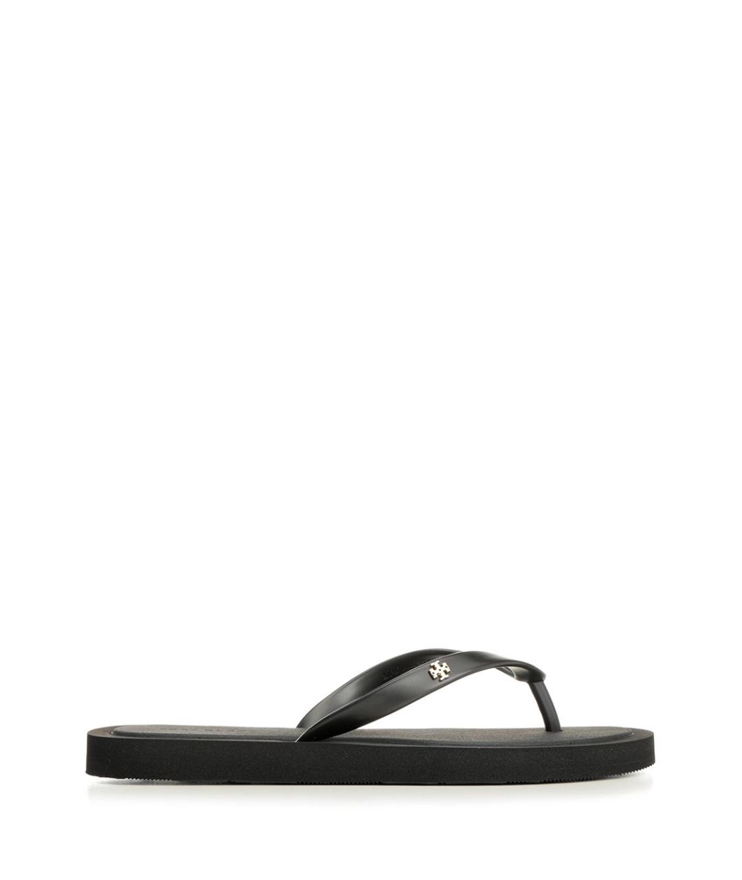 TORY BURCH Черные шлепанцы, фото 1