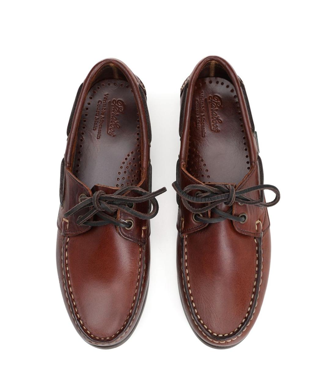 PARABOOT Коричневые кожаные лоферы, фото 4