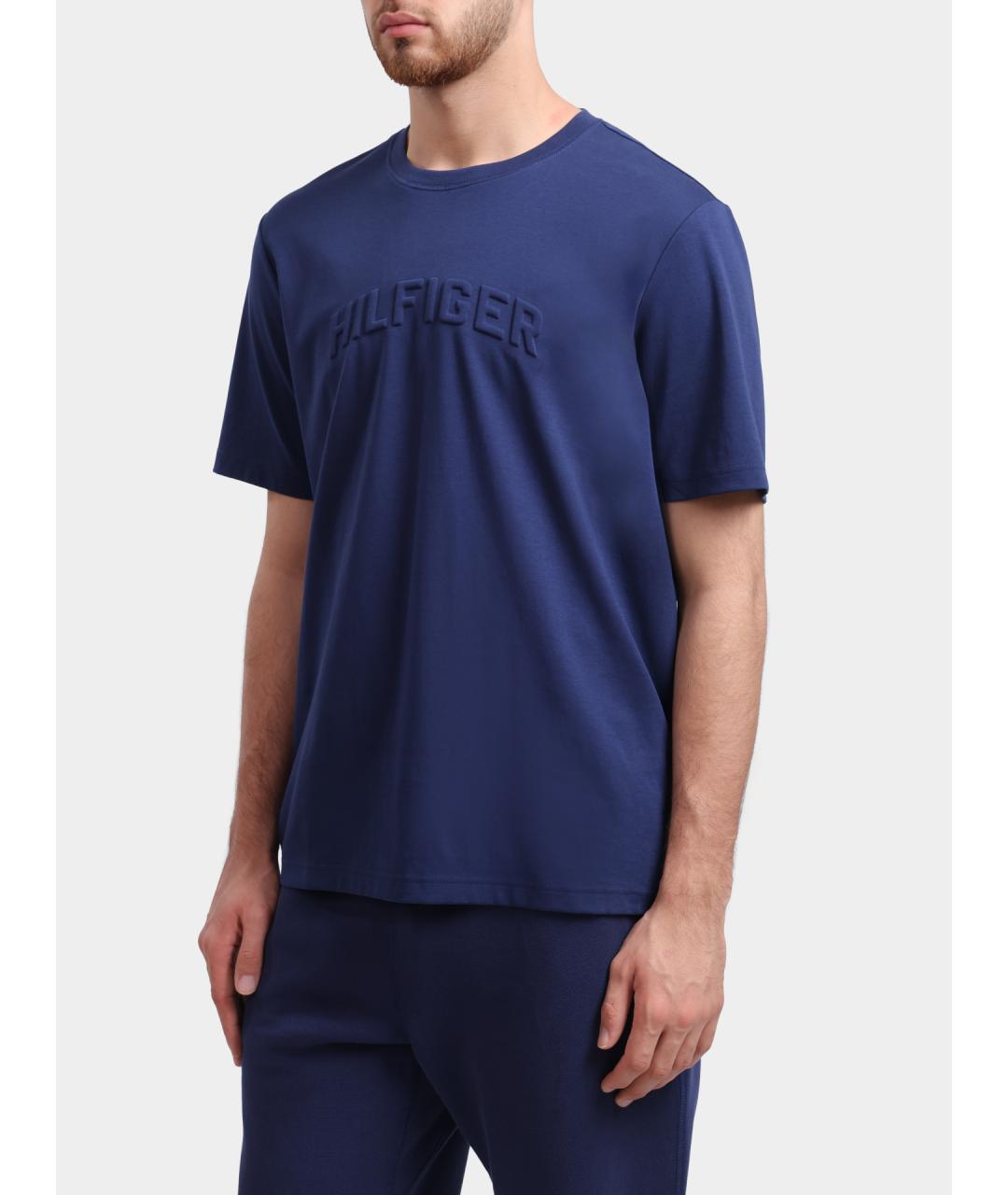 TOMMY HILFIGER Темно-синяя футболка, фото 3