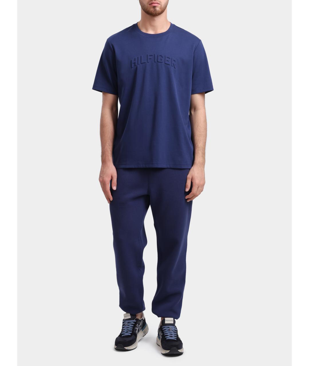 TOMMY HILFIGER Темно-синие повседневные брюки, фото 2