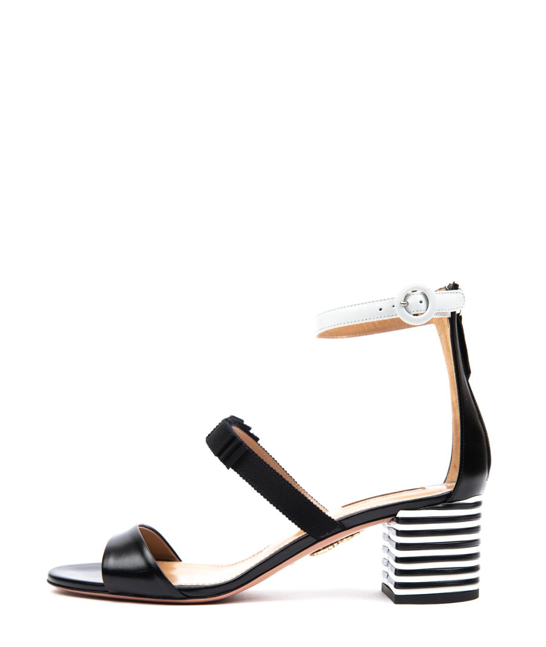 AQUAZZURA Черные босоножки, фото 4