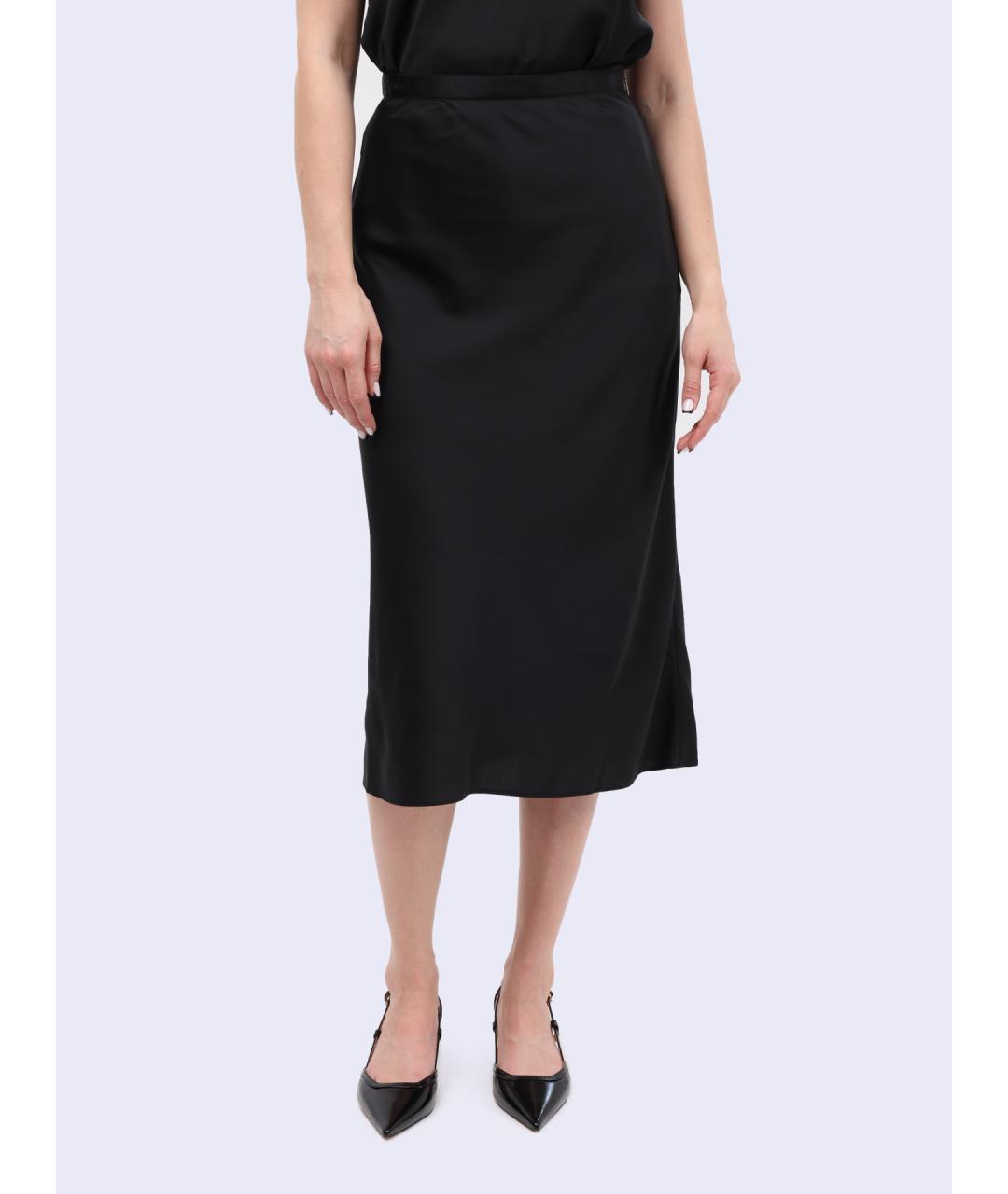 CALVIN KLEIN Черная юбка миди, фото 6