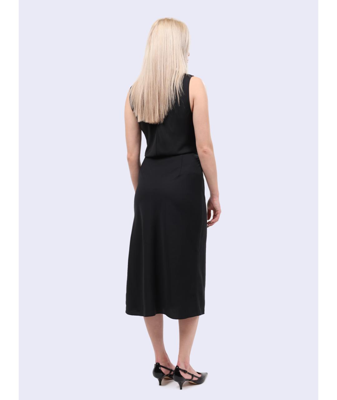 CALVIN KLEIN Черная юбка миди, фото 5