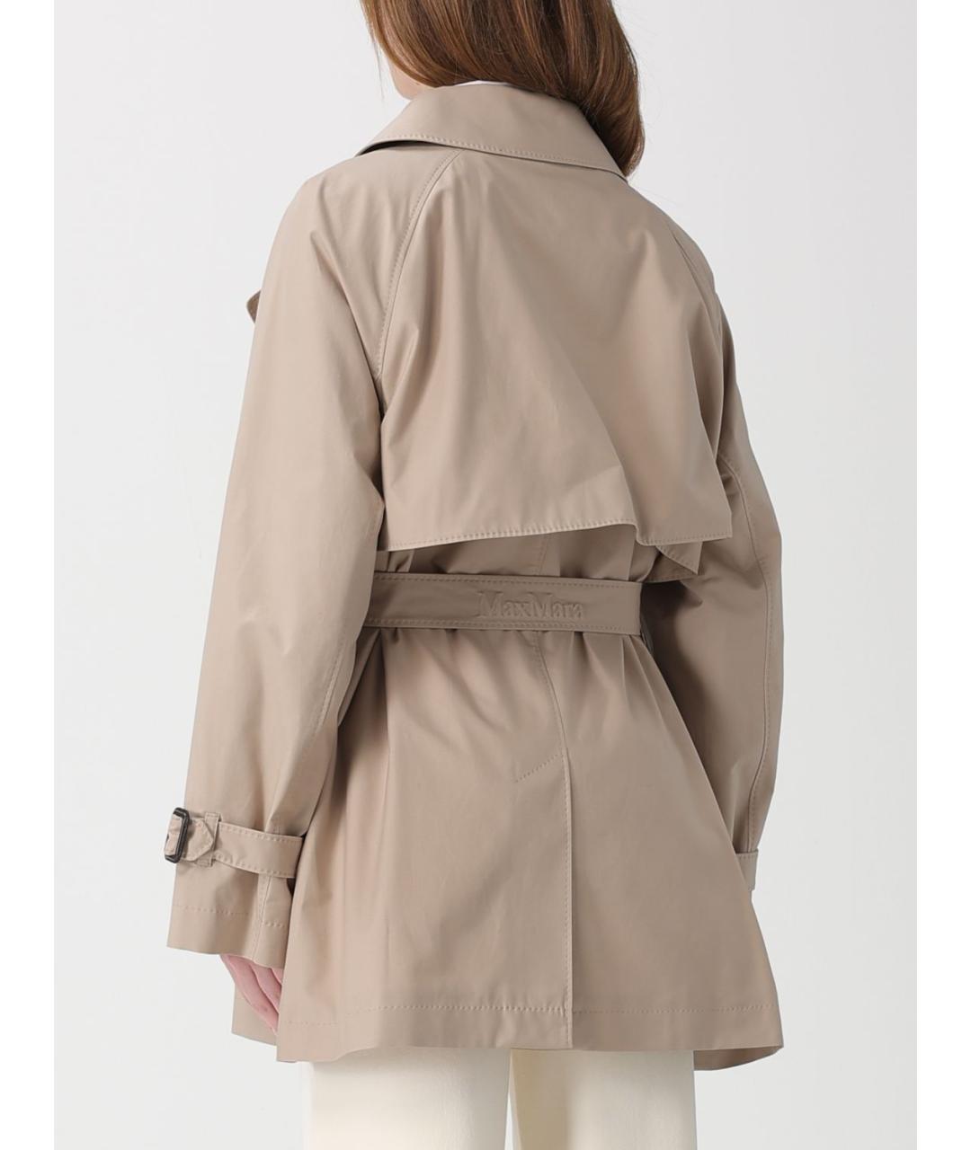 MAX MARA THE CUBE Бежевый тренч/плащ, фото 3