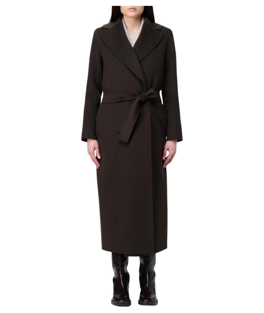 'S MAX MARA Зеленое шерстяное пальто, фото 1