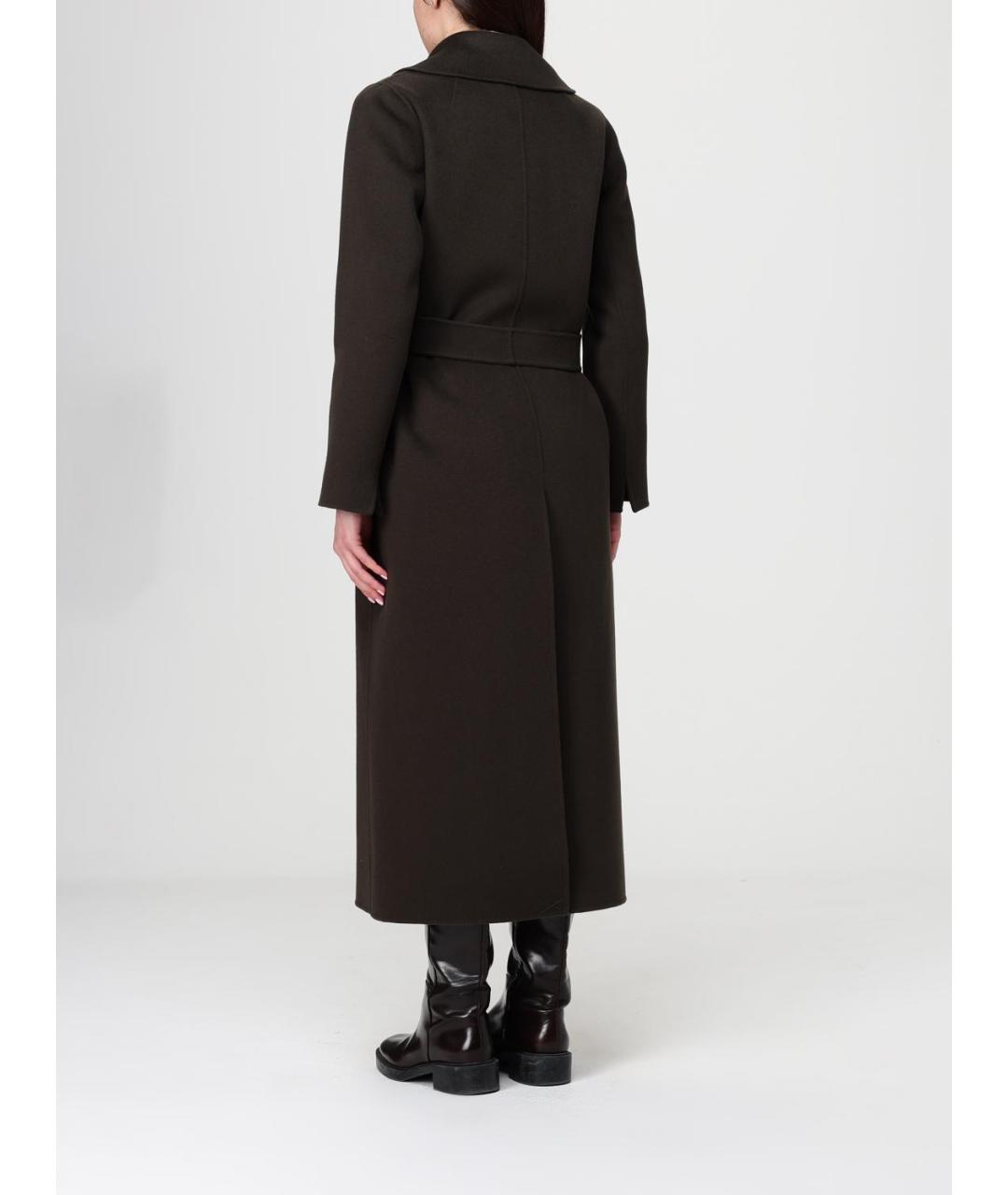 'S MAX MARA Зеленое шерстяное пальто, фото 2