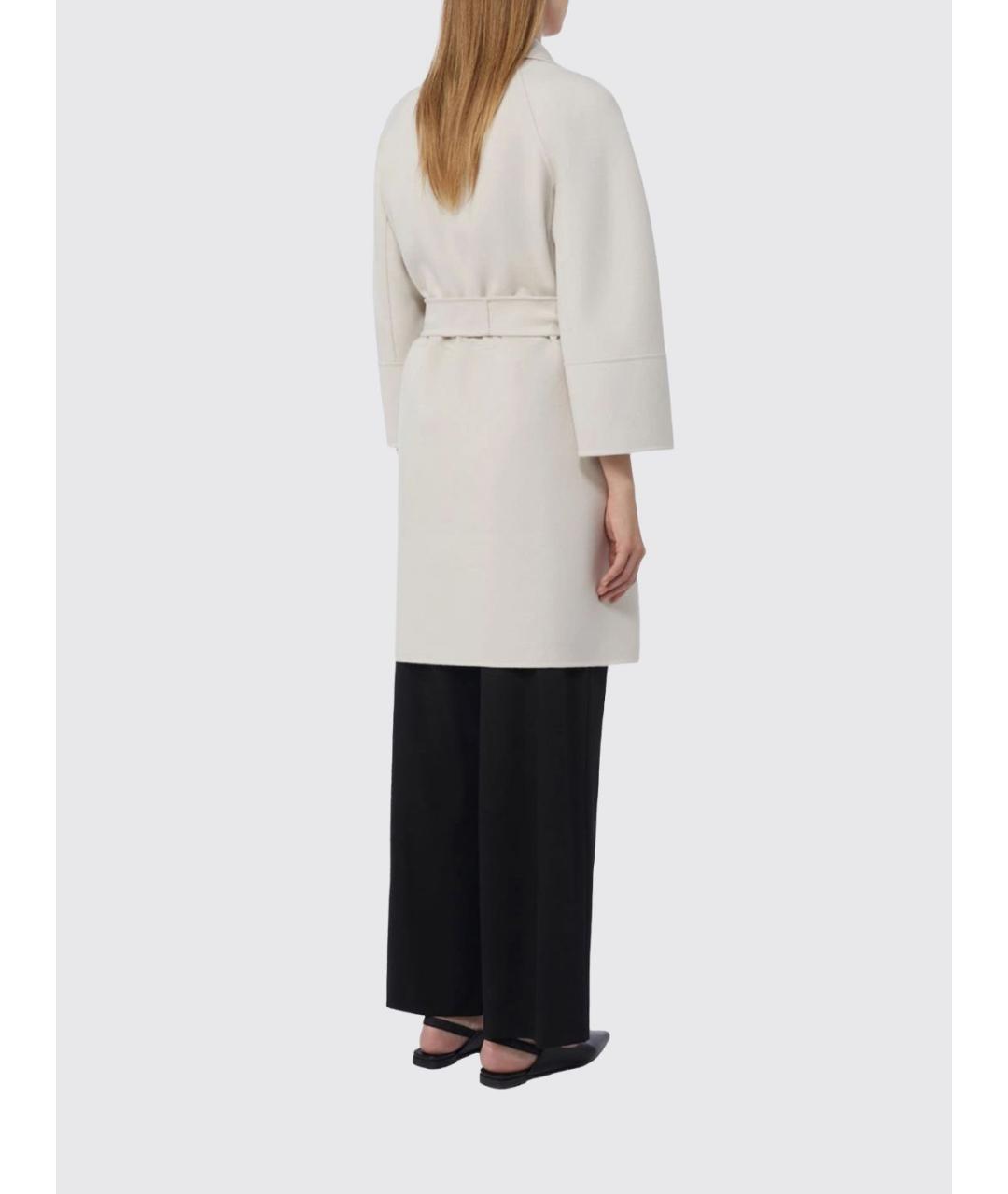 'S MAX MARA Бежевое шерстяное пальто, фото 4