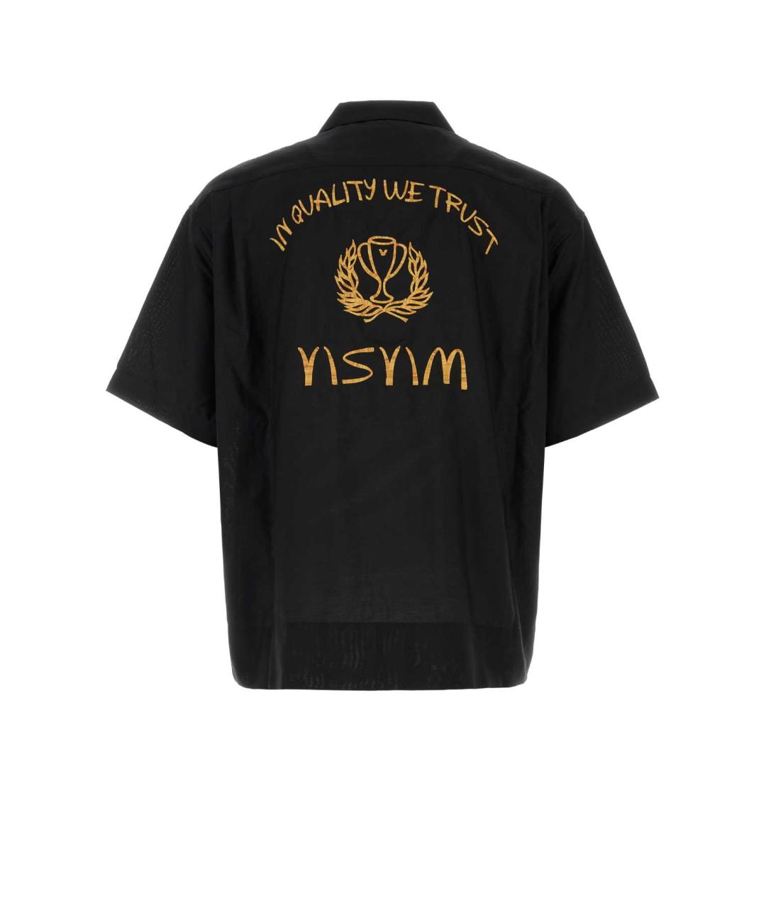 VISVIM Черная шелковая кэжуал рубашка, фото 2