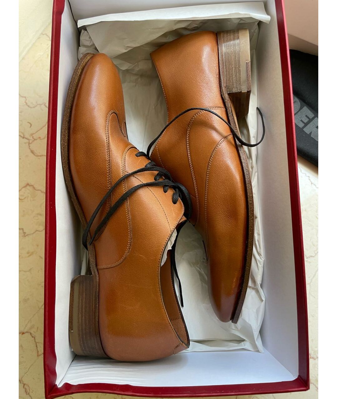 FERRAGAMO Коричневые кожаные ботинки, фото 6