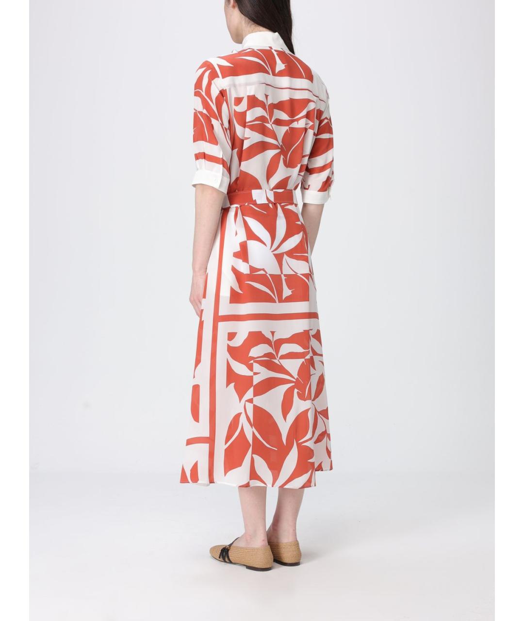 MAX MARA Мульти шелковое повседневное платье, фото 2