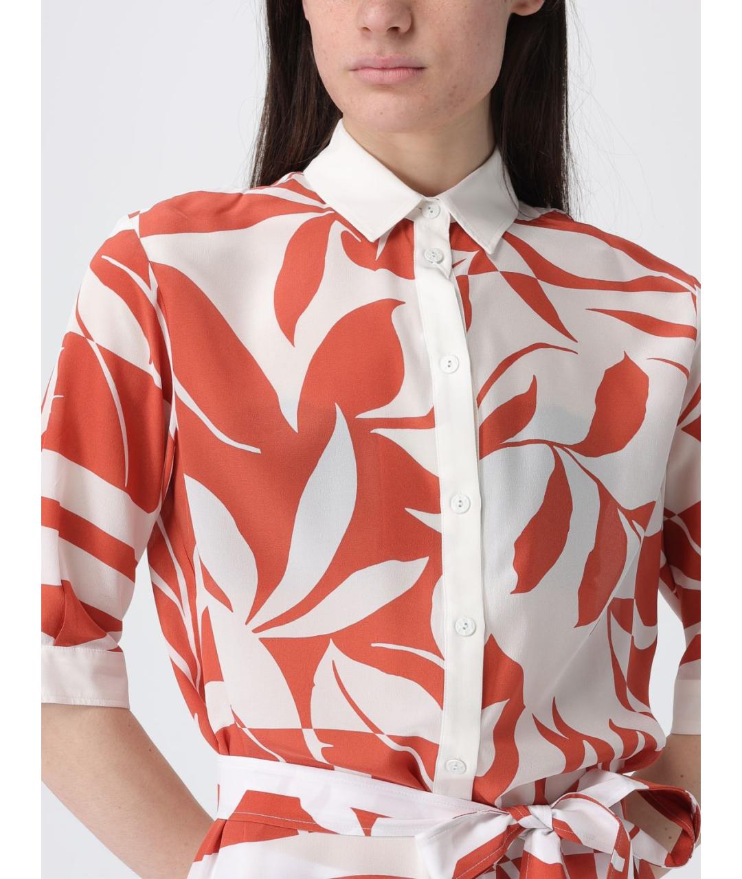 MAX MARA Мульти шелковое повседневное платье, фото 3