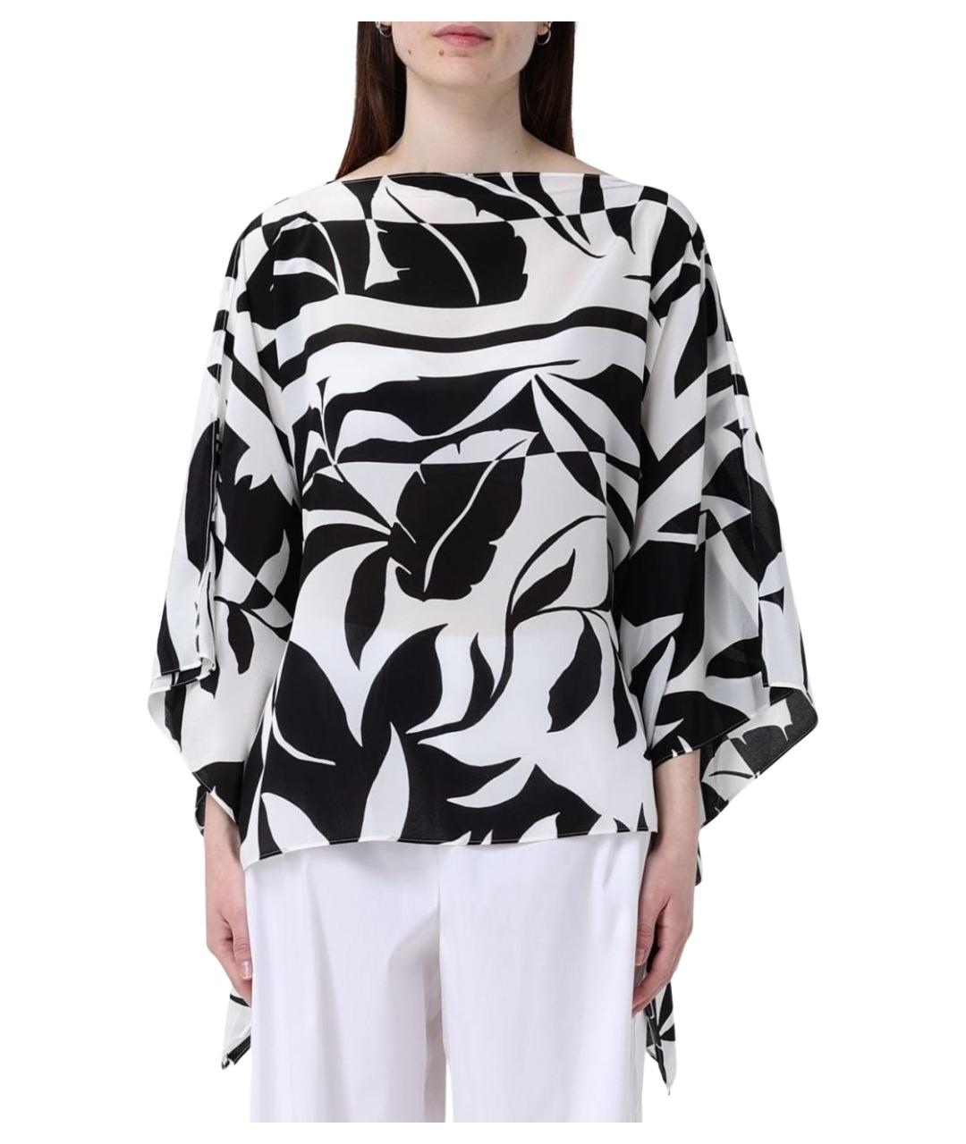 MAX MARA Мульти шелковая блузы, фото 1