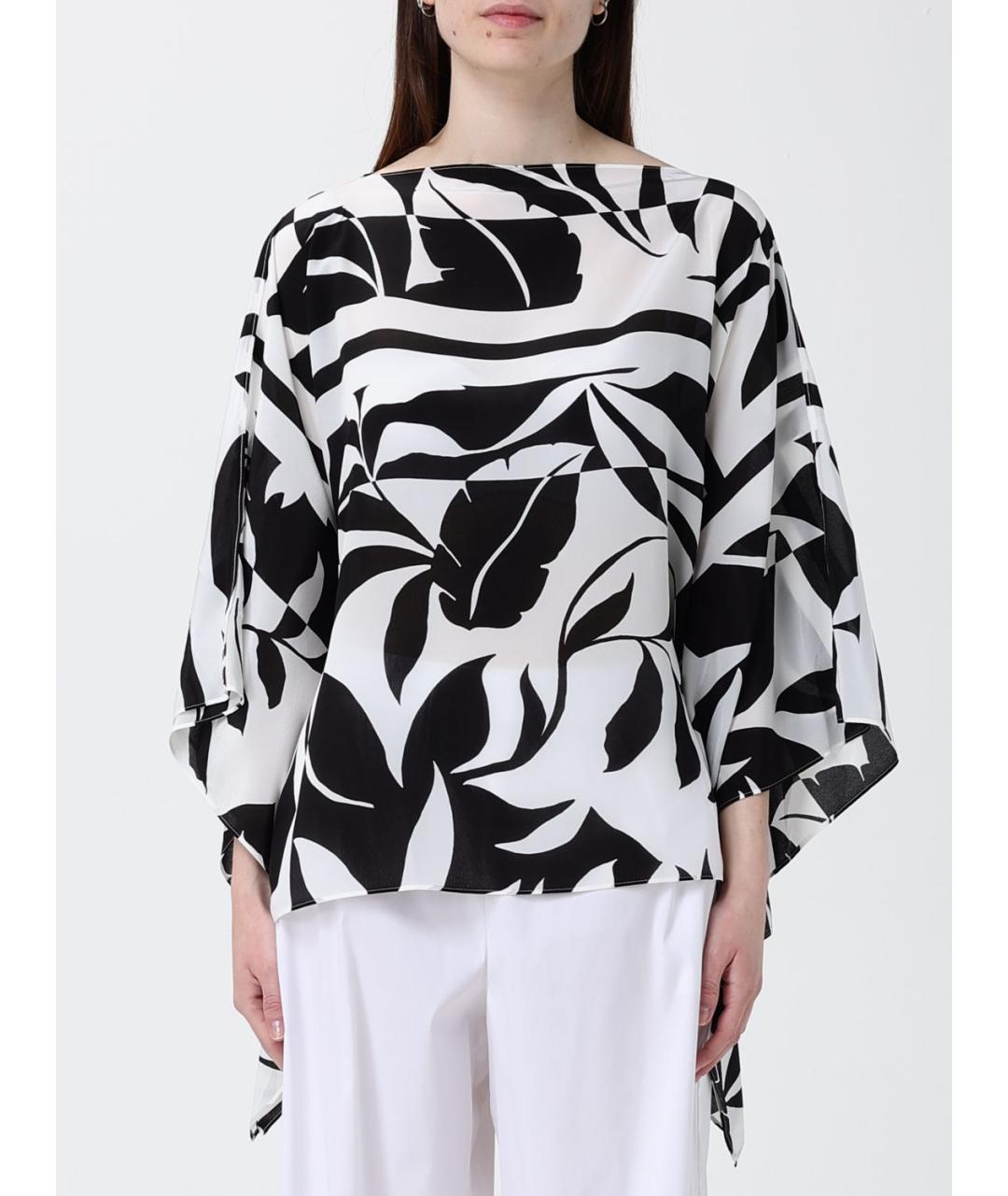 MAX MARA Мульти шелковая блузы, фото 4