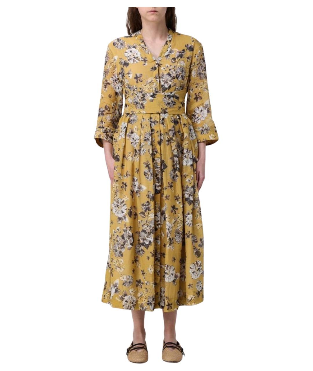 'S MAX MARA Желтое повседневное платье, фото 1