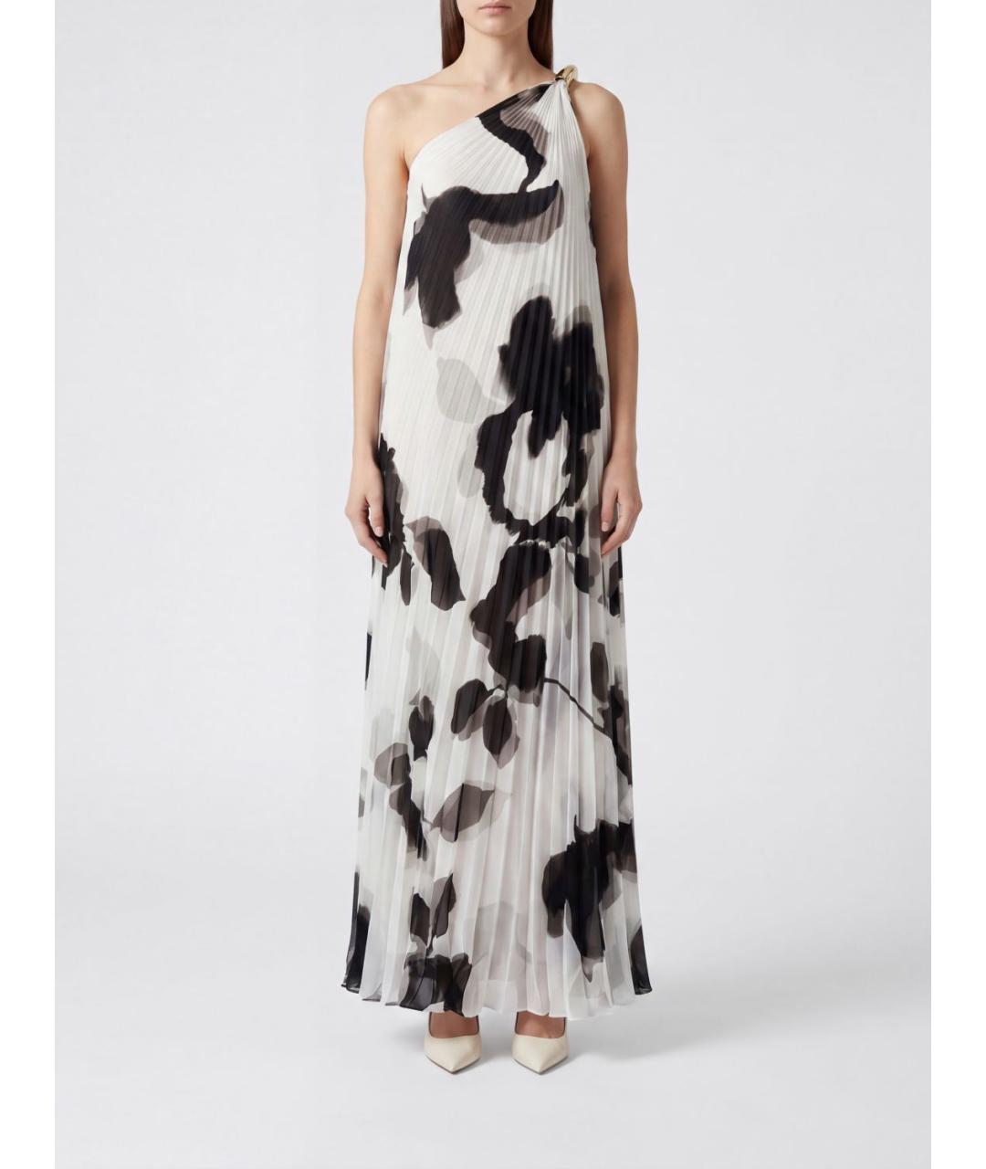MAX MARA Белое полиэстеровое коктейльное платье, фото 5