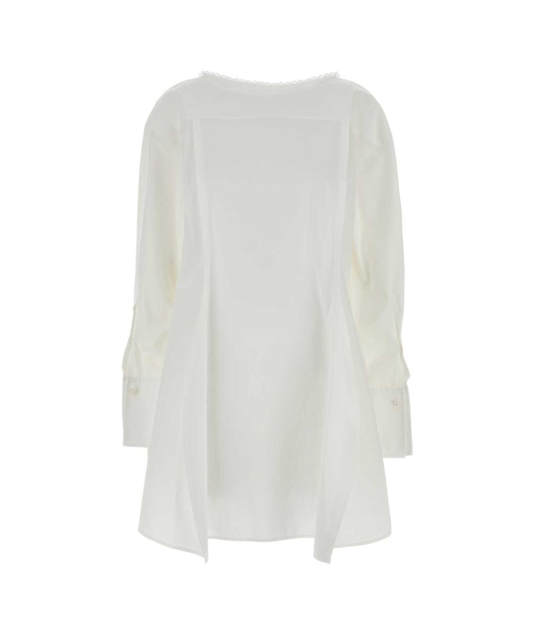 Carven Белое хлопковое повседневное платье, фото 1