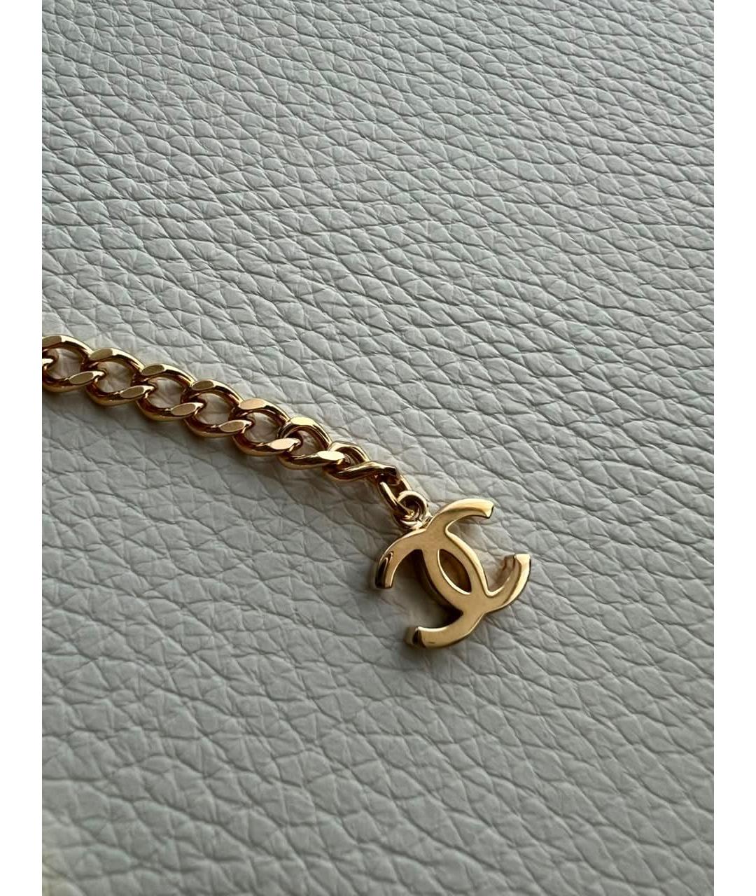 CHANEL Белое жемчужное колье, фото 4