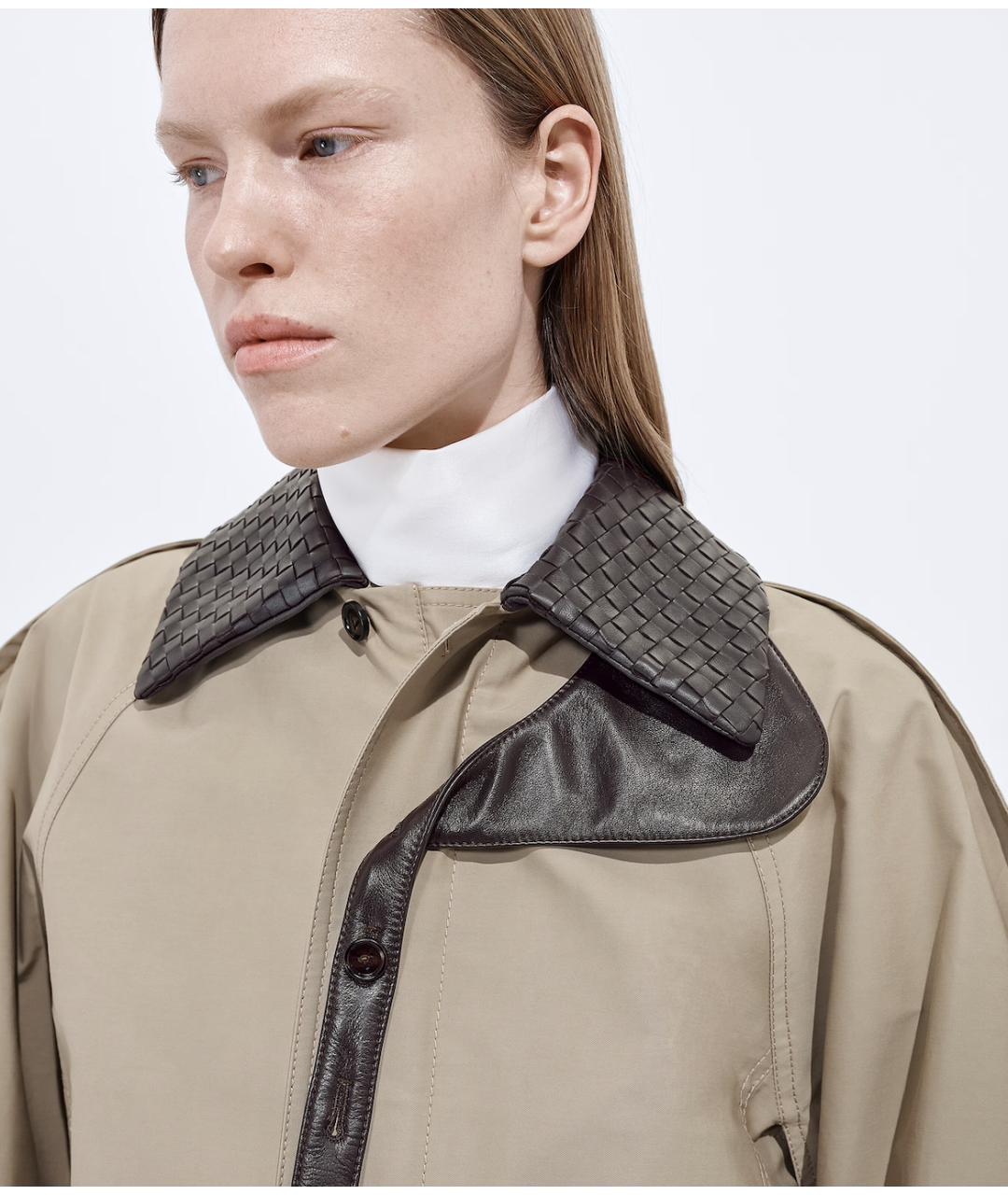 BOTTEGA VENETA Бежевая хлопковая куртка, фото 6