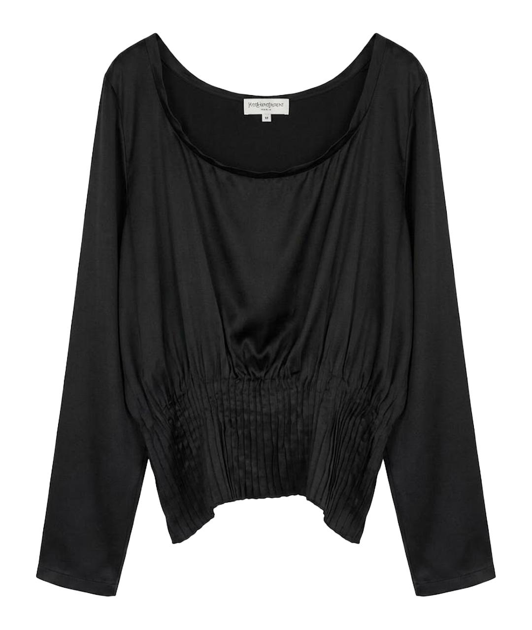 SAINT LAURENT Черная блузы, фото 1