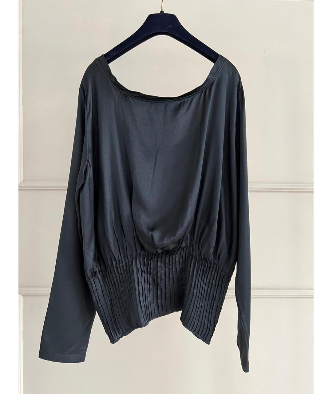 SAINT LAURENT Черная блузы, фото 2