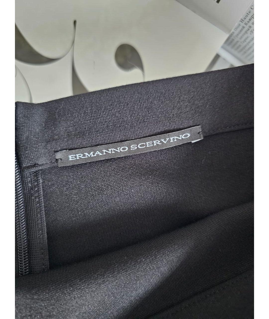 ERMANNO SCERVINO Черная юбка миди, фото 4