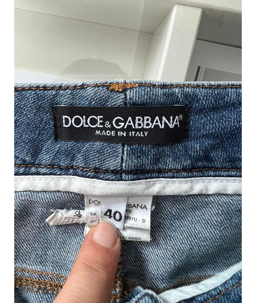 DOLCE&GABBANA Юбка мини, фото 4