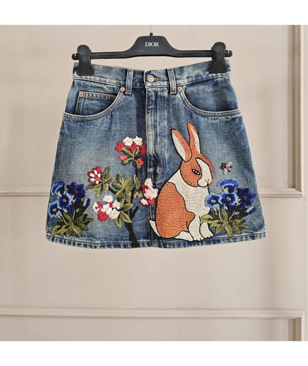 GUCCI Юбка мини, фото 9