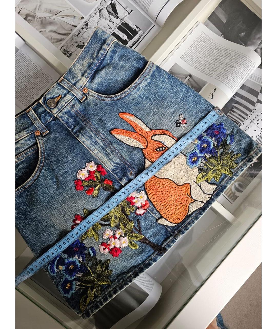 GUCCI Юбка мини, фото 8