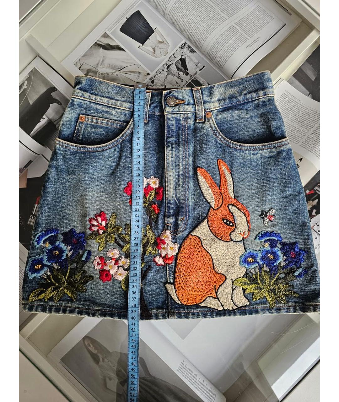 GUCCI Юбка мини, фото 6