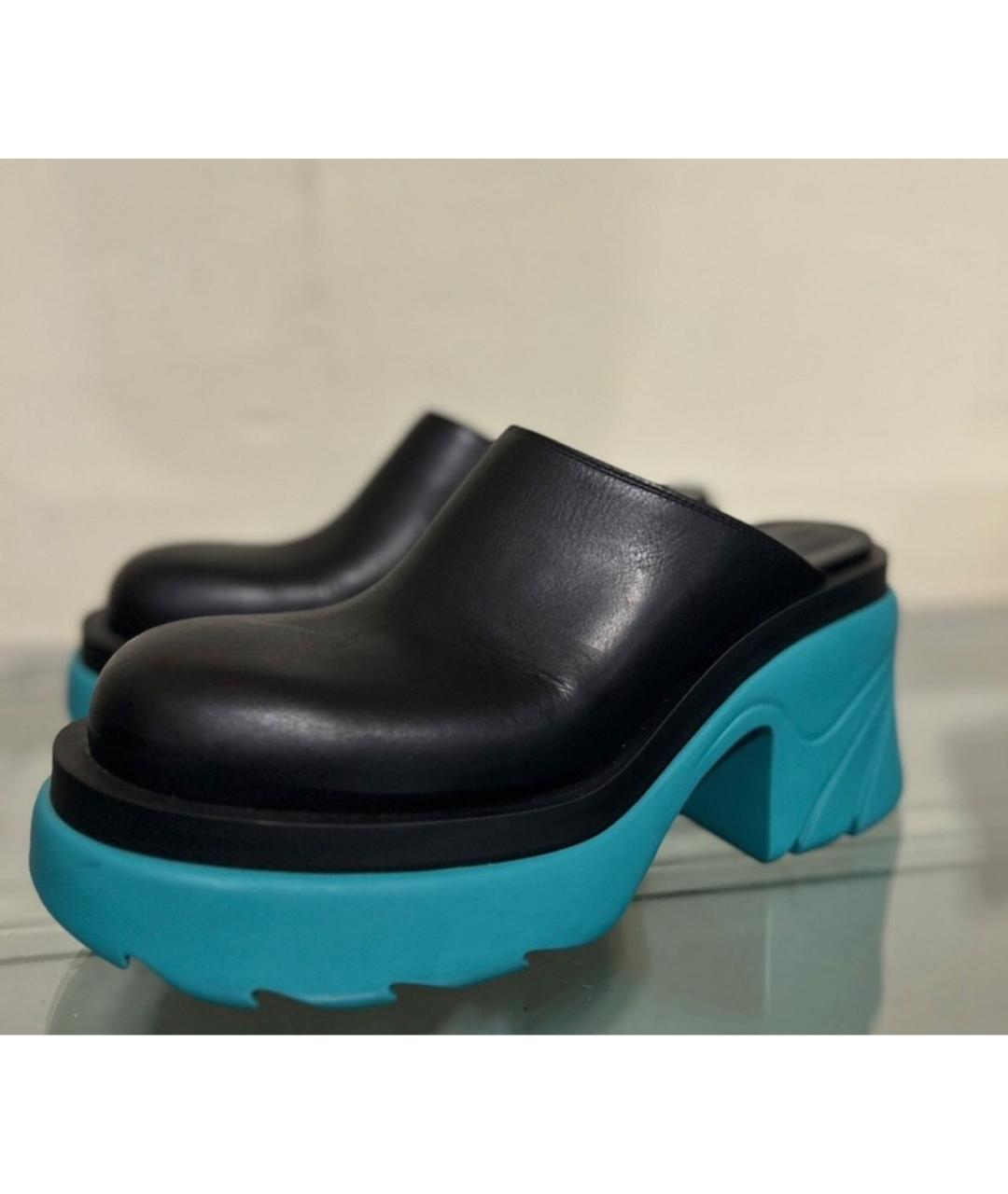 BOTTEGA VENETA Мульти кожаные сабо, фото 4