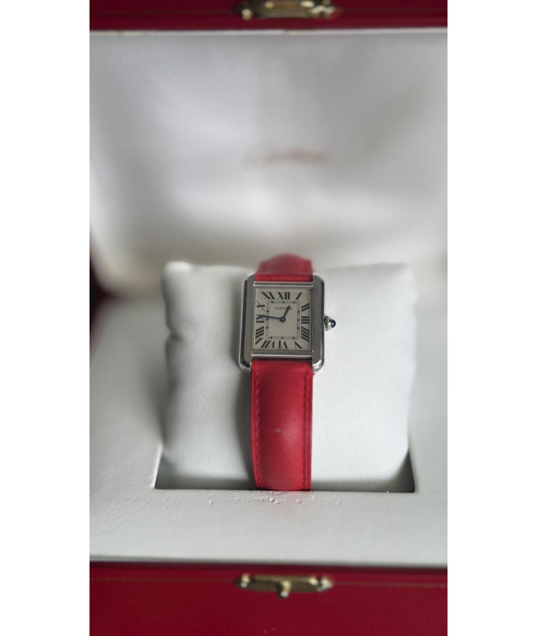 CARTIER Серебряные металлические часы, фото 7