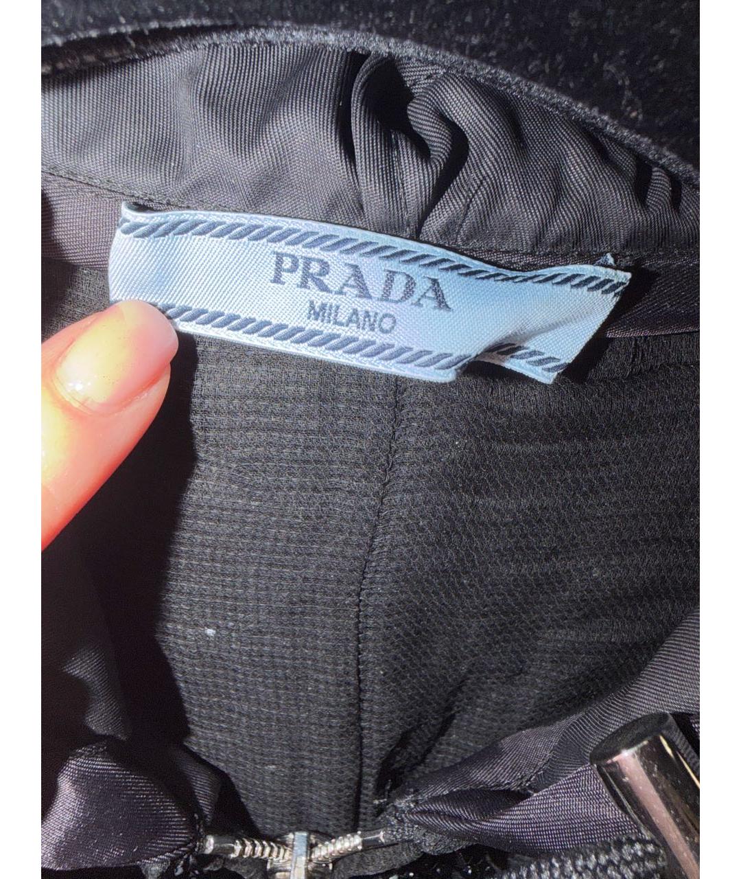PRADA Черное повседневное платье, фото 3