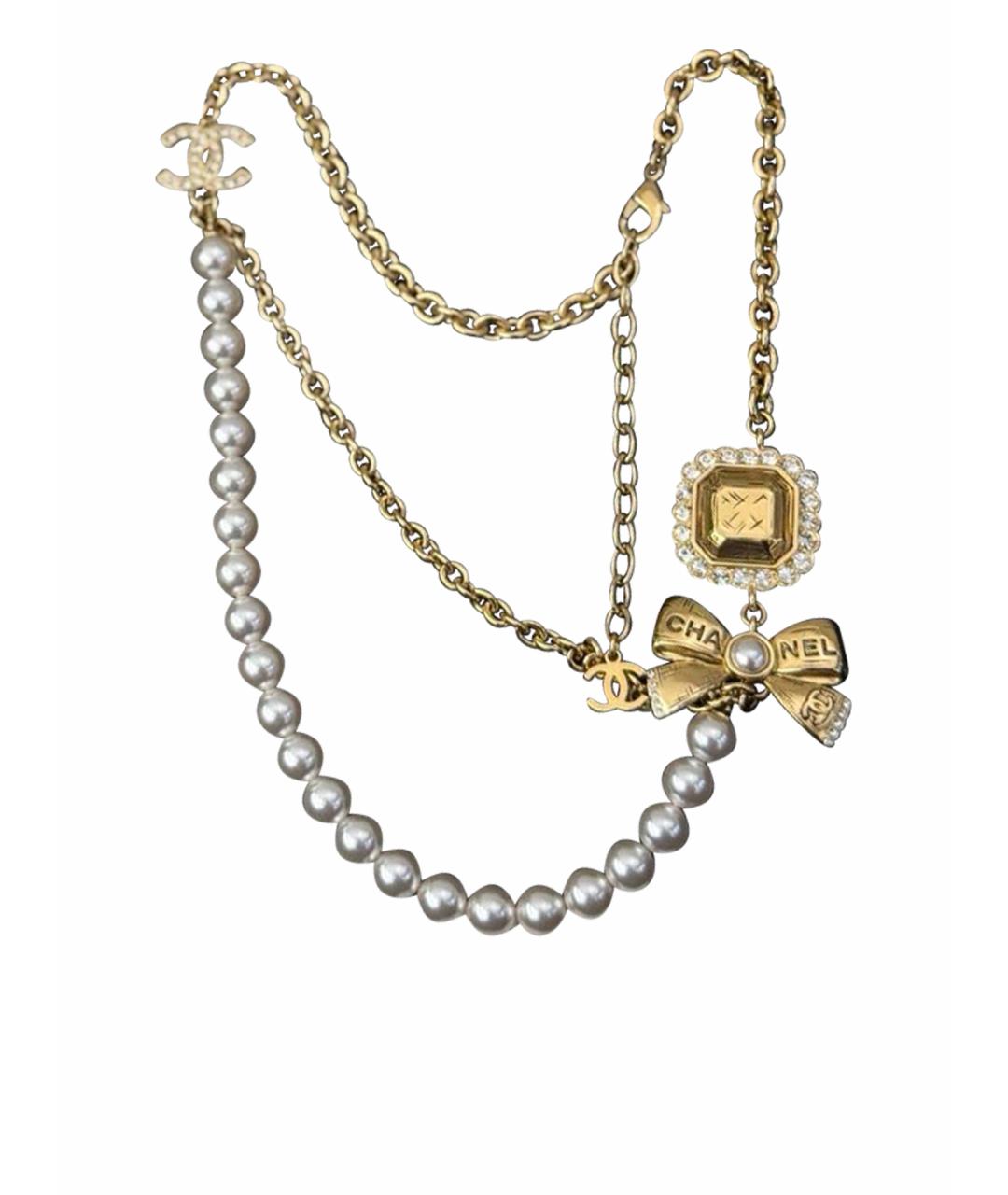 CHANEL Золотое колье, фото 1